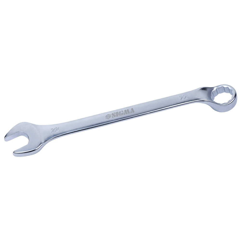 Ключі ріжково-накидні Sigma CrV polished глибокі 12 шт (7-15, 17, 19, 22 мм)