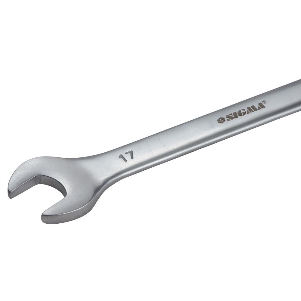 Ключі ріжково-накидні Sigma CrV satine 6 шт 8-17 мм