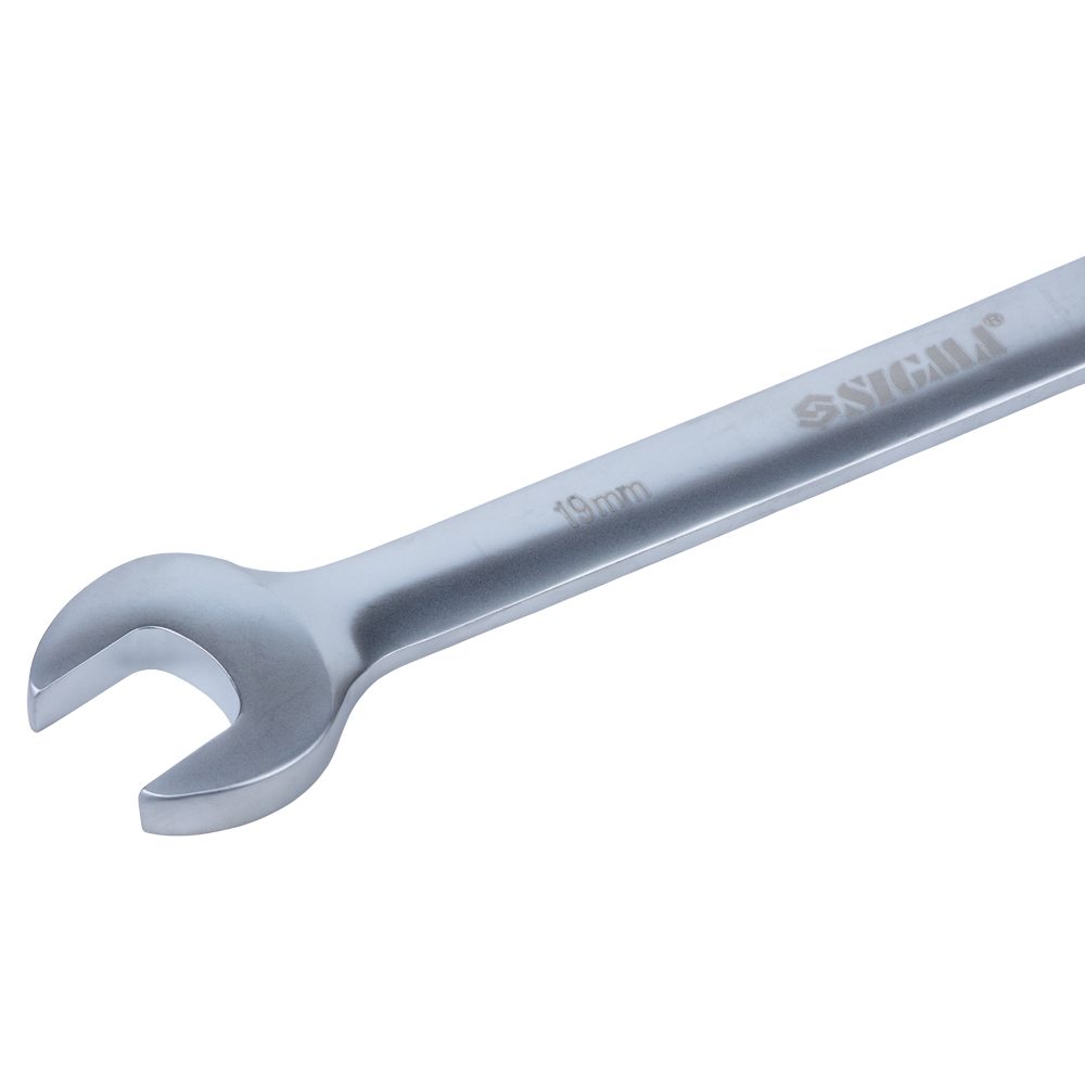 Ключі ріжково-накидні Sigma CrV з тріскачкою 11 шт (8-17, 19 мм)