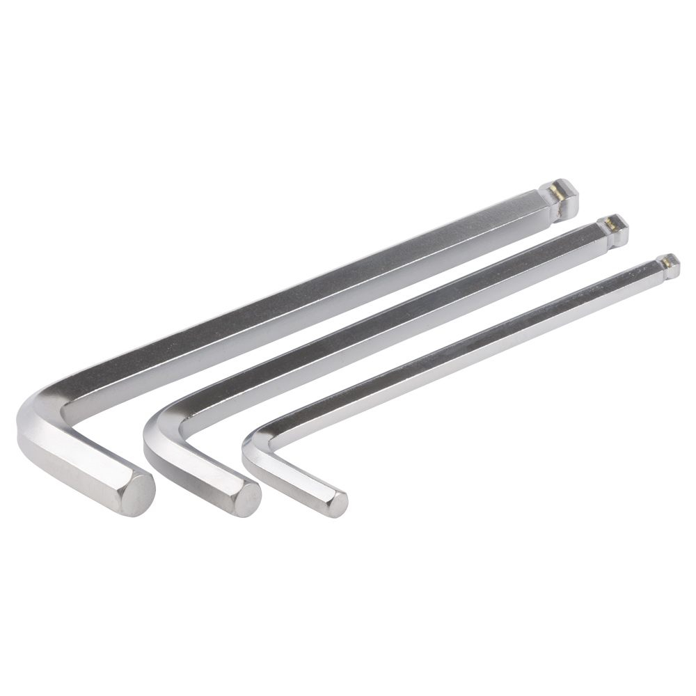 Ключі шестигранні Grad CrV 9 шт. 1.5-10 мм (середні куля)