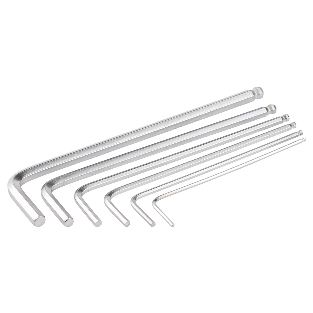 Ключі шестигранні Grad CrV 9 шт. 1.5-10 мм (середні куля)