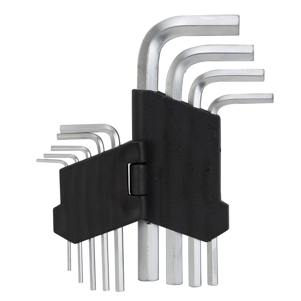 Ключі шестигранні Sigma CrV 9 шт. 1.5-10 мм (короткі)