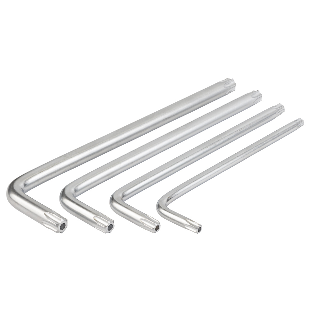 Ключі Sigma Torx CrV 9 шт. T10-T50 мм CrV (середні з отвором)