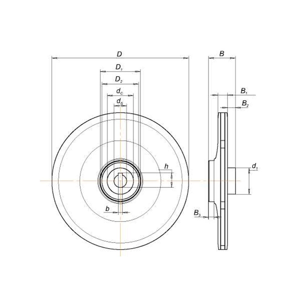 Колесо робоче Aquatica для 775371, 775374, 775377