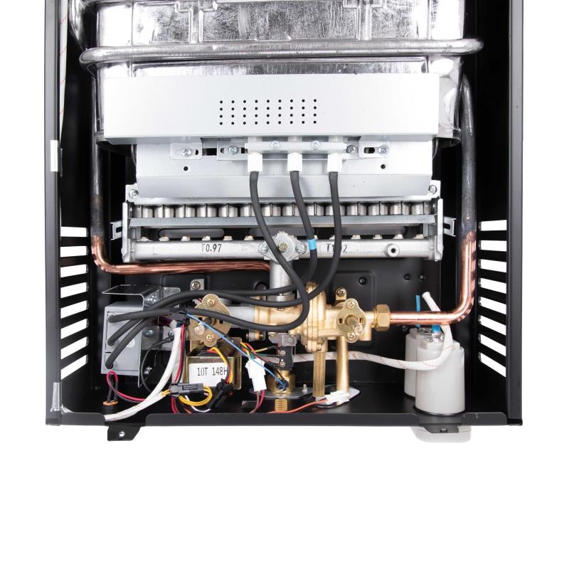 Колонка газовая дымоходная Aquatronic A21 Black 10 л