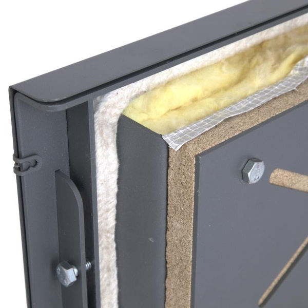 Комплект дверных теплоизоляционных вермикулитовых накладок Thermo Alliance Ferrum Plus (14 кВт, 16 кВт, 20 кВт)