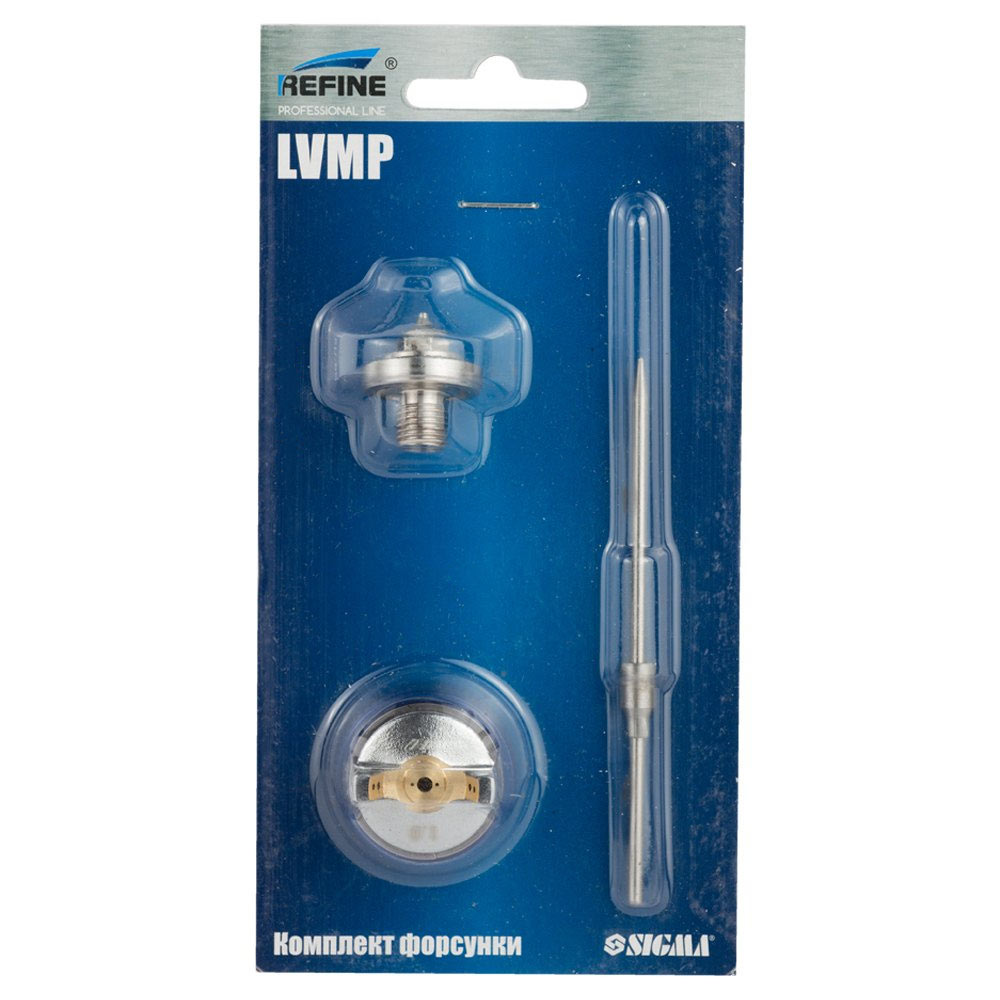Комплект форсунки Sigma Refine LVMP Ø1.0 мм для 6814121, 6814131, 6814141, 6814111