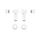 Комплект кранів Thermo Alliance Standart 1/2" бiлий, для рушникосушарки кутовий (SF395W15HEW)