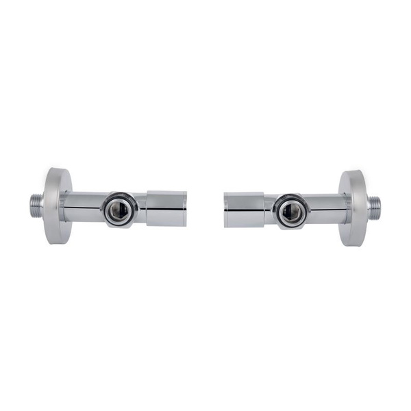 Комплект кранов Thermo Alliance Standart 1/2" НР для полотенцесушителя угловой (SF395W15)