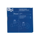 Комплект кранов Thermo Alliance Standart 1/2" НР для полотенцесушителя угловой (SF395W15)