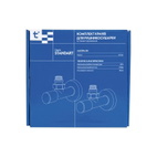 Комплект кранів Thermo Alliance Standart 1/2" З для рушникосушарки кутовий білий (SF395W15W)