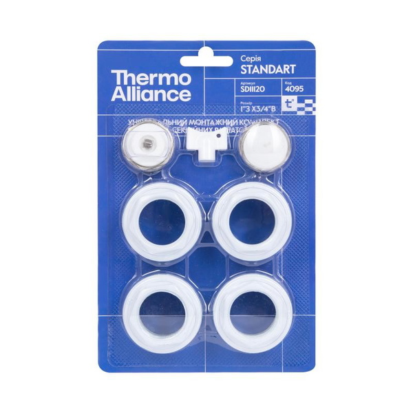 Комплект на радиатор Thermo Alliance Standart 3/4" х 1" (SD11120)