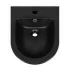 Комплект Qtap Robin Matt Black 2 в 1: унітаз підвісний Ultra Quiet QT13332381АSMB + біде підвісне QT1355046FMB