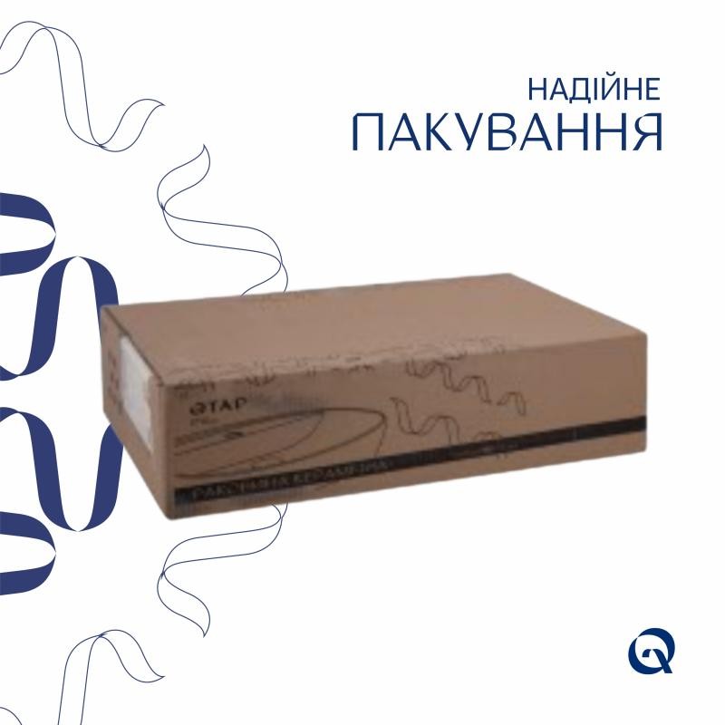 Комплект Qtap Scorpio: Раковина врізна прямокутна 615 х 390 х 150 мм White + Донний клапан PU02
