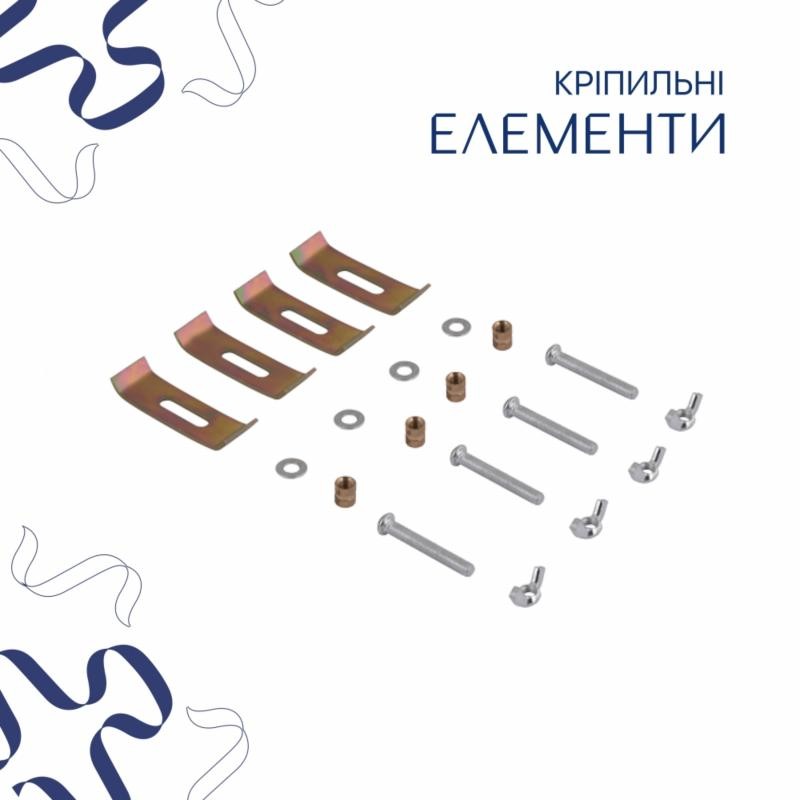 Комплект Qtap Stork: Раковина врізна прямокутна 535 x 365 x 190 мм White + Донний клапан PU02O
