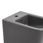 Комплект Qtap Tern Anthracite 3 в 1: унитаз подвесной Ultra Quiet + биде подвесное + раковина накладная (QTTERAN49161)