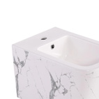 Комплект Qtap Tern Marble 3 в 1: унітаз підвісний Ultra Quiet + біде підвісне + раковина накладна (QTTERMR49164)