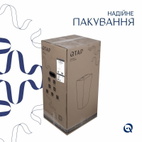 Комплект Qtap Tern: Раковина підлогова моноблок 440 х 380 х 830 мм White + Донний клапан PU02O