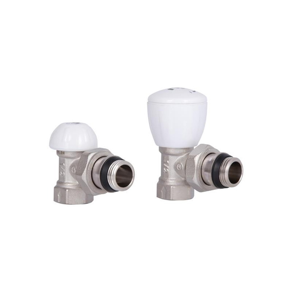 Комплект кранов радиаторных Thermo Alliance Standart 1/2"ВН угловой (TAS232W15)