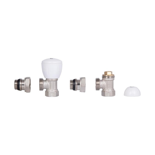 Комплект кранов радиаторных Thermo Alliance Standart 1/2"ВН угловой (TAS232W15)