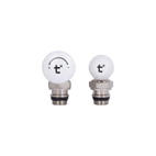 Комплект кранов радиаторных Thermo Alliance Standart 1/2"ВН угловой (TAS232W15)