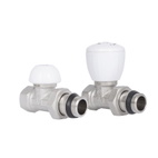 Комплект кранов радиаторных Thermo Alliance Standart 1/2" ВН прямой (TAS230W15)