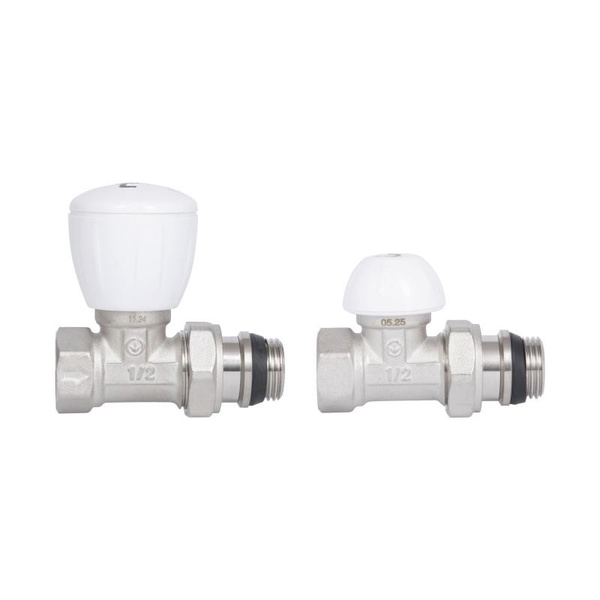 Комплект кранов радиаторных Thermo Alliance Standart 1/2" ВН прямой (TAS230W15)