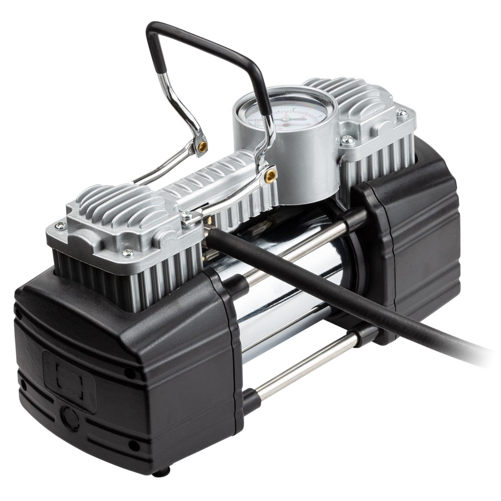 Компрессор автомобильный Sigma 12В 300Вт 25А 60л/мин 10бар сумка переходник на клеммы