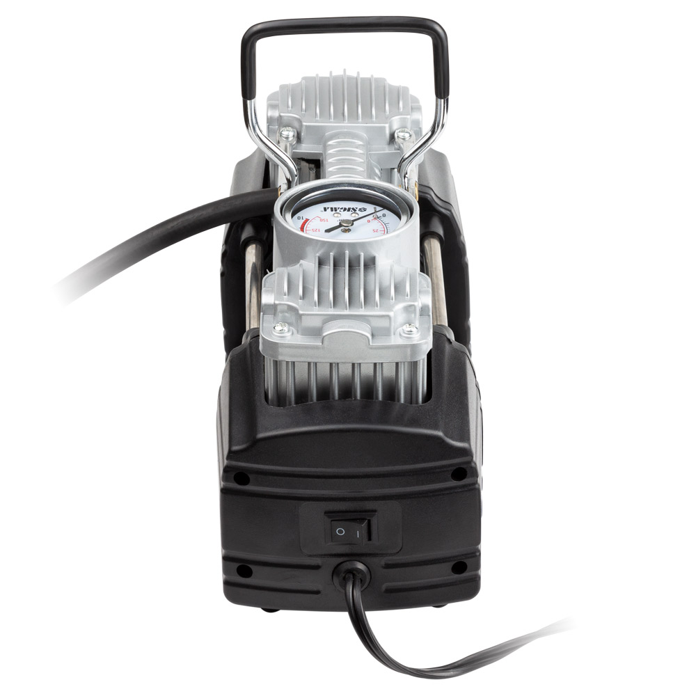 Компрессор автомобильный Sigma 12В 300Вт 25А 60л/мин 10бар сумка переходник на клеммы