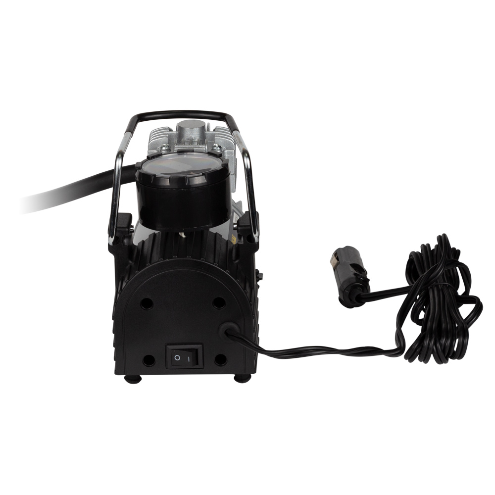 Компрессор автомобильный Sigma автостоп 12В 180Вт 15А 35л/мин 10бар сумка, переходник на клеммы