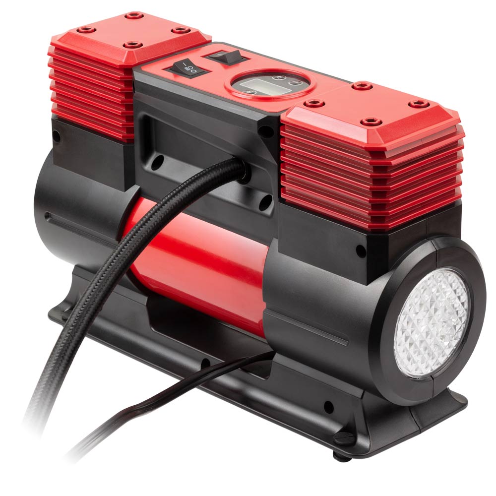 Компрессор автомобильный Ultra автостоп 12В 200Вт 16А 65л/мин 10бар с фонариком сумка