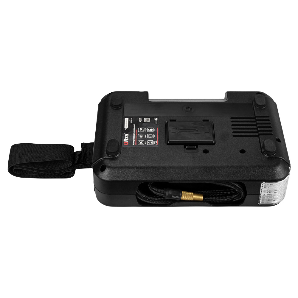 Компрессор автомобильный Ultra с электронным дисплеем 12В 180Вт 15А 45л/мин 10бар