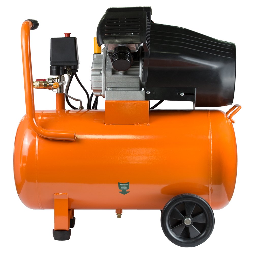 Компрессор Grad двухцилиндровый (V) 2.2кВт 386л/мин 8бар 50л (2 крана)