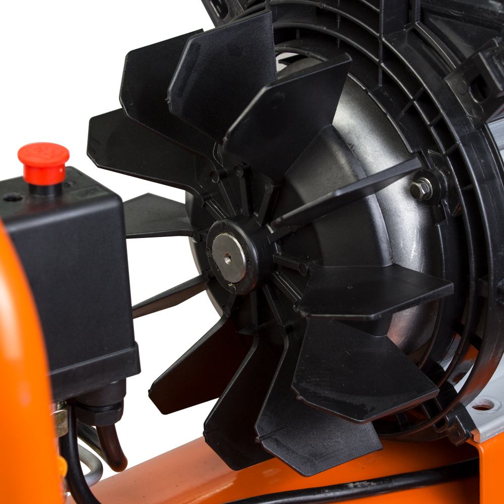 Компрессор Grad двухцилиндровый (V) 2.5кВт 435л/мин 8бар 50л (2 крана)