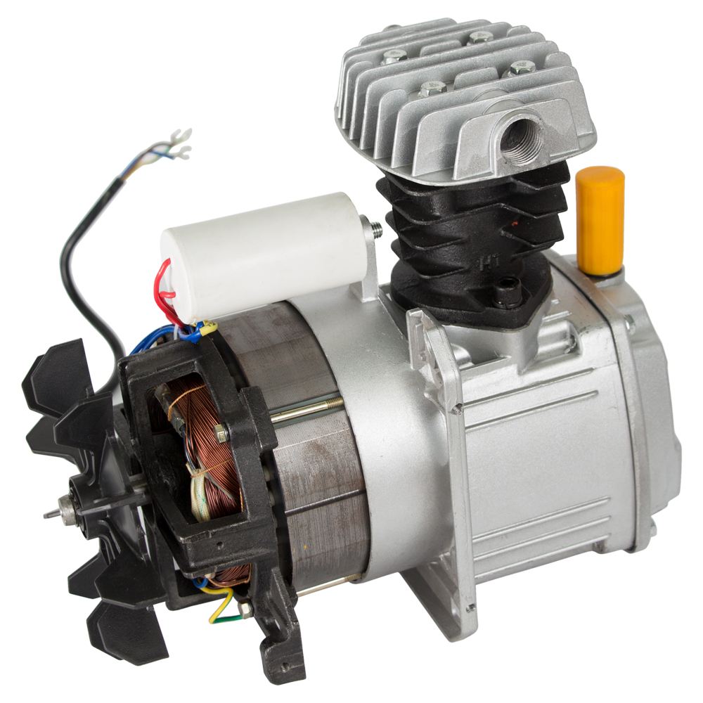 Компрессор Grad одноцилиндровый 1.5кВт 196л/мин 8бар 24л (2 крана)