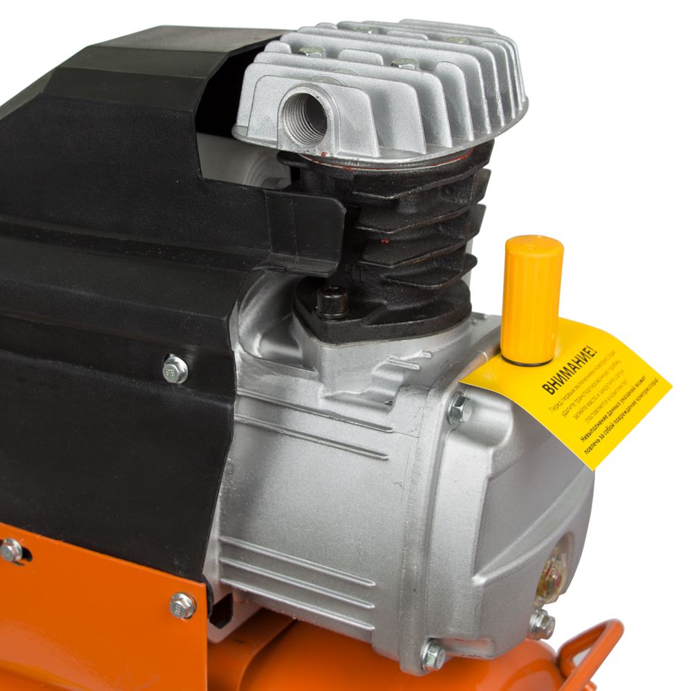 Компрессор Grad одноцилиндровый 1.5кВт 196л/мин 8бар 24л (2 крана)