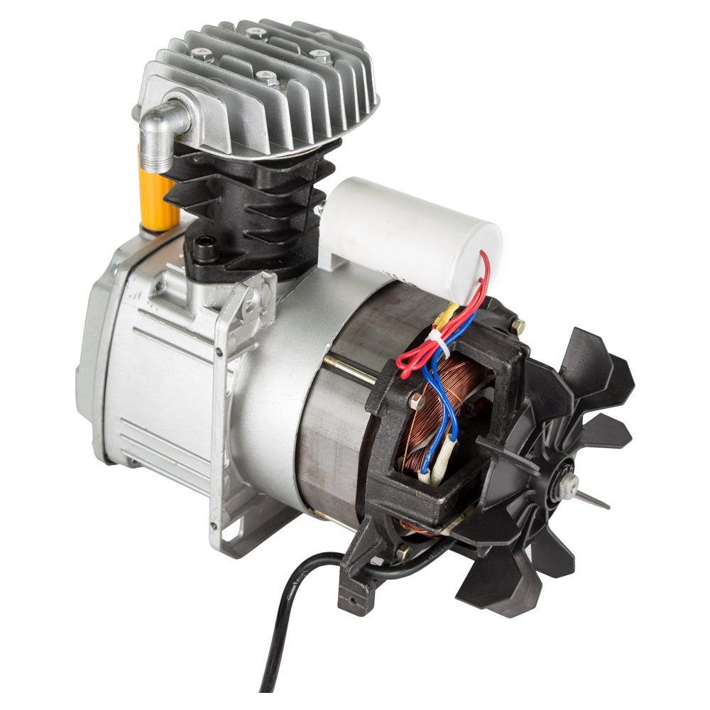 Компрессор Grad одноцилиндровый 1.5кВт 196л/мин 8бар 24л (2 крана)