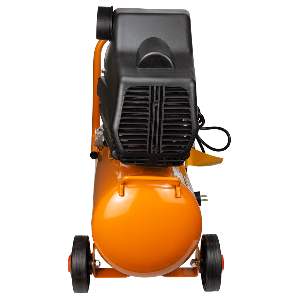 Компрессор Grad одноцилиндровый 1.5кВт 198л/мин 8бар 24л (2 крана)