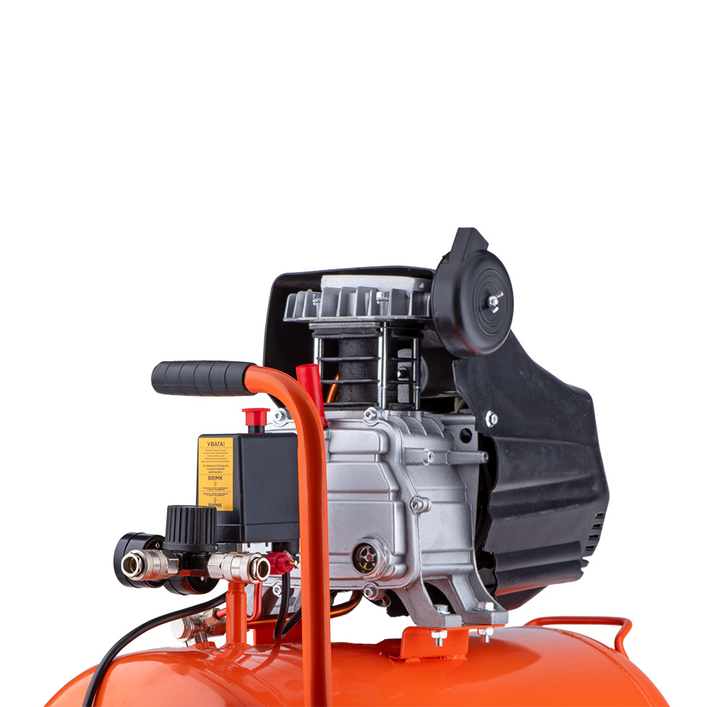 Компрессор Grad одноцилиндровый 1.5кВт 198л/мин 8бар 50л (2 крана)