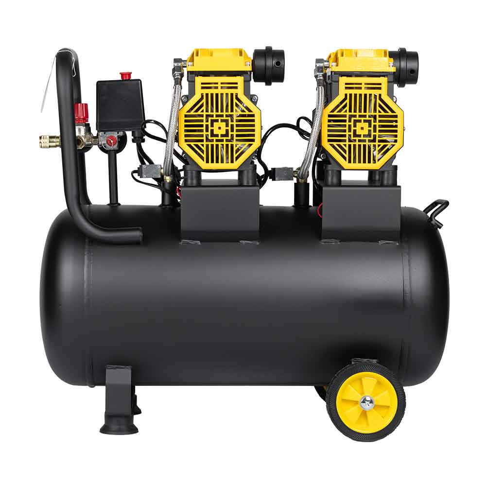 Компрессор Sigma четырехцилиндровый безмасляный 2.2кВт 1400об/мин 320л/мин 8бар 58дБ 50л