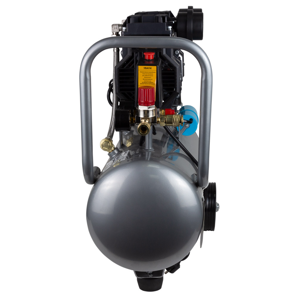 Компрессор Sigma двухцилиндровый безмасляный 1.5кВт 209л/мин 8бар 30л