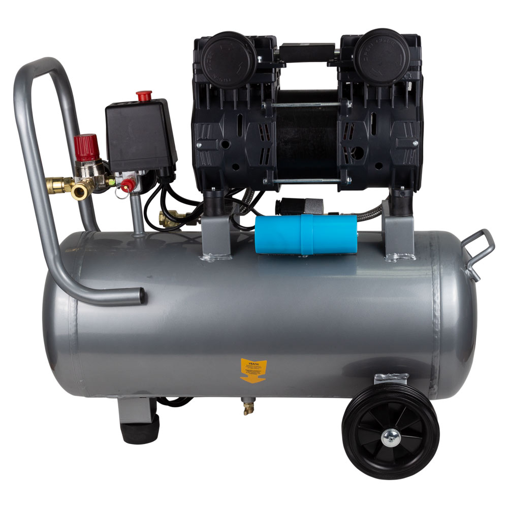 Компрессор Sigma двухцилиндровый безмасляный 1.5кВт 209л/мин 8бар 30л