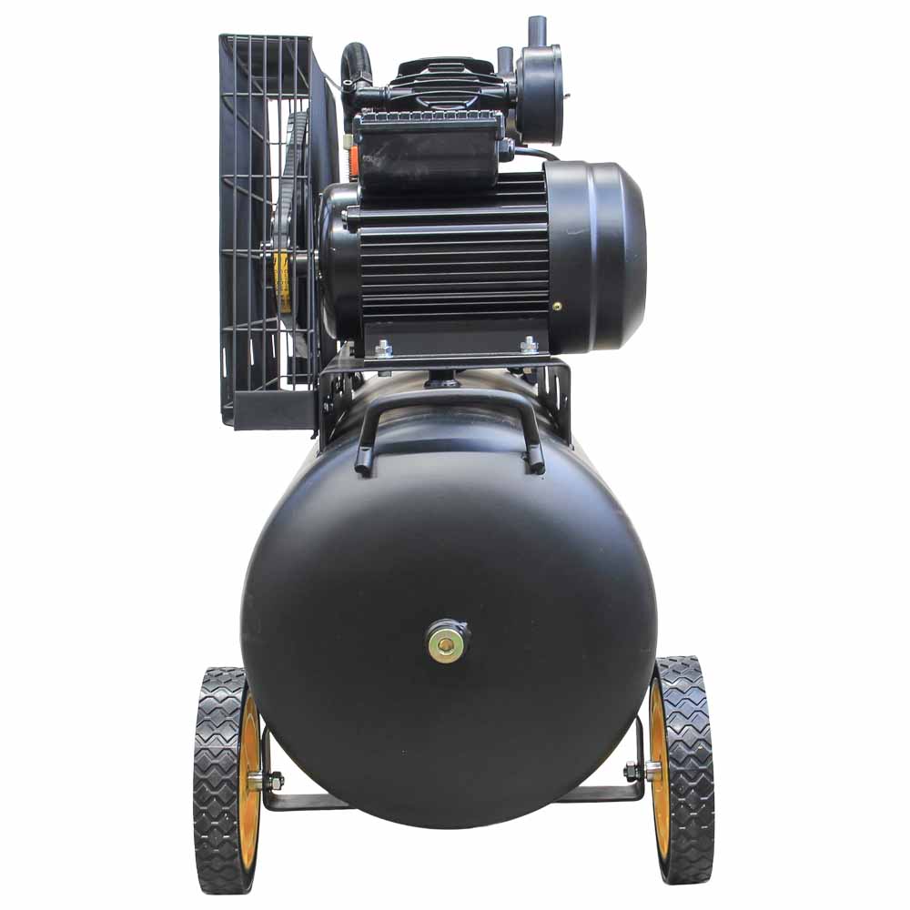 Компрессор Sigma двухцилиндровый ременный (V) 2.5кВт 396л/мин 10бар 100л (2 крана)