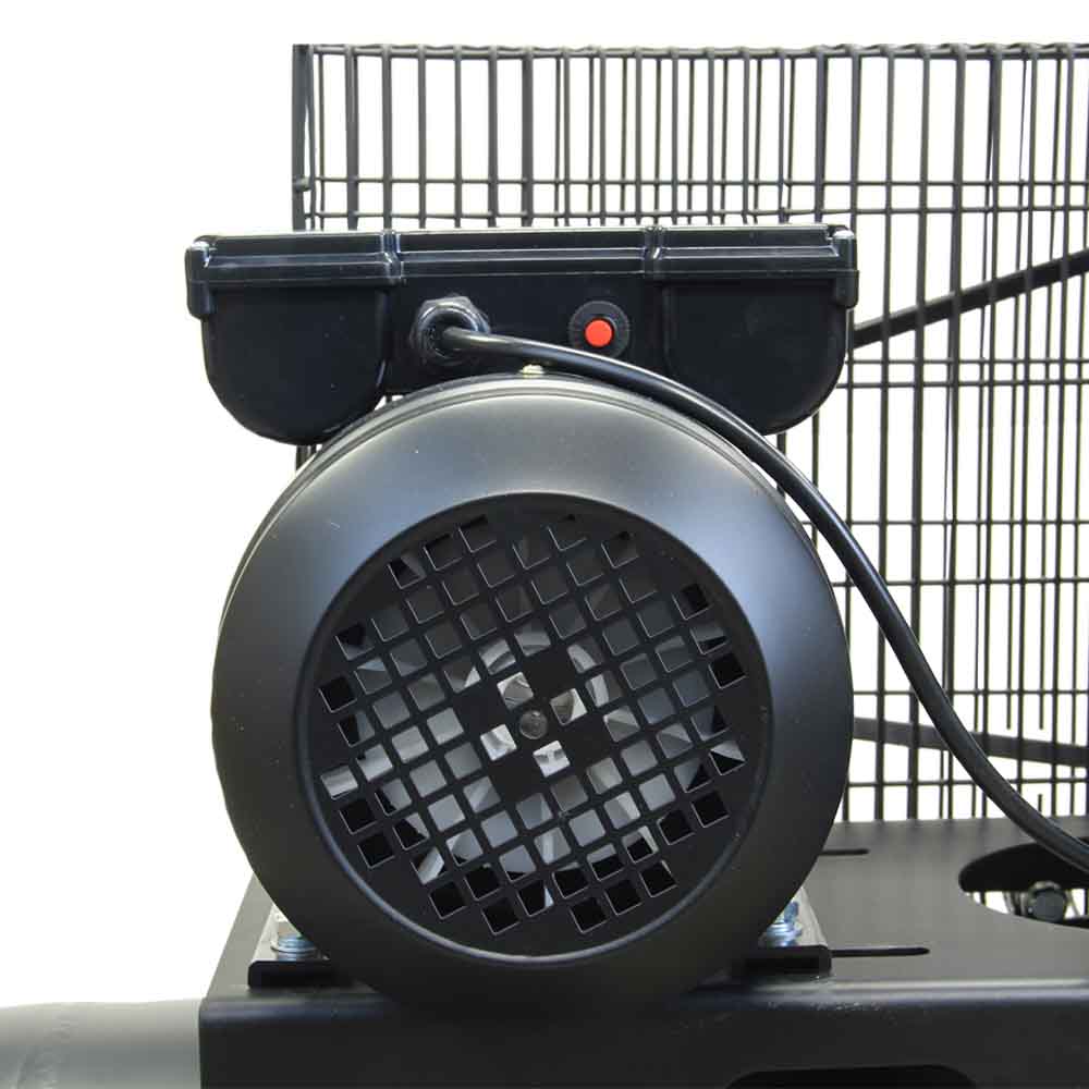 Компрессор Sigma двухцилиндровый ременный (V) 2.5кВт 396л/мин 10бар 100л (2 крана)