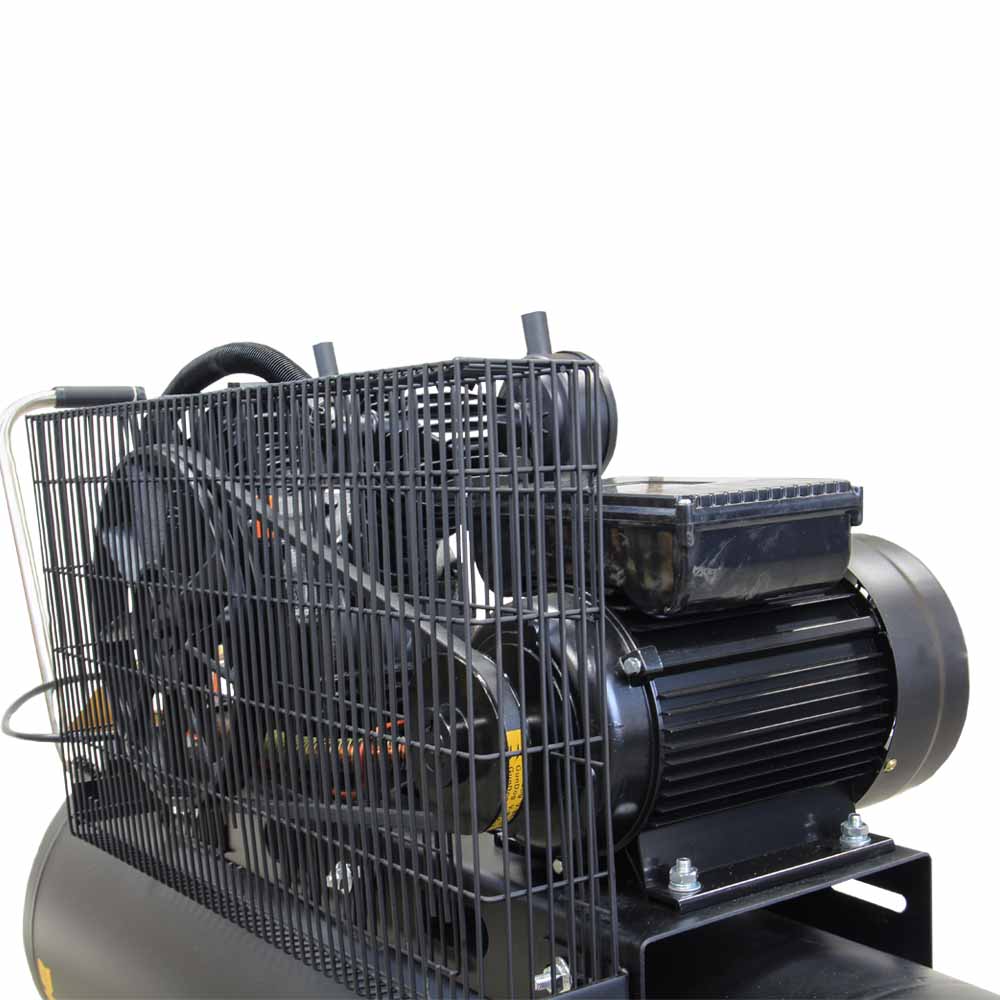 Компрессор Sigma двухцилиндровый ременный (V) 2.5кВт 396л/мин 10бар 100л (2 крана)