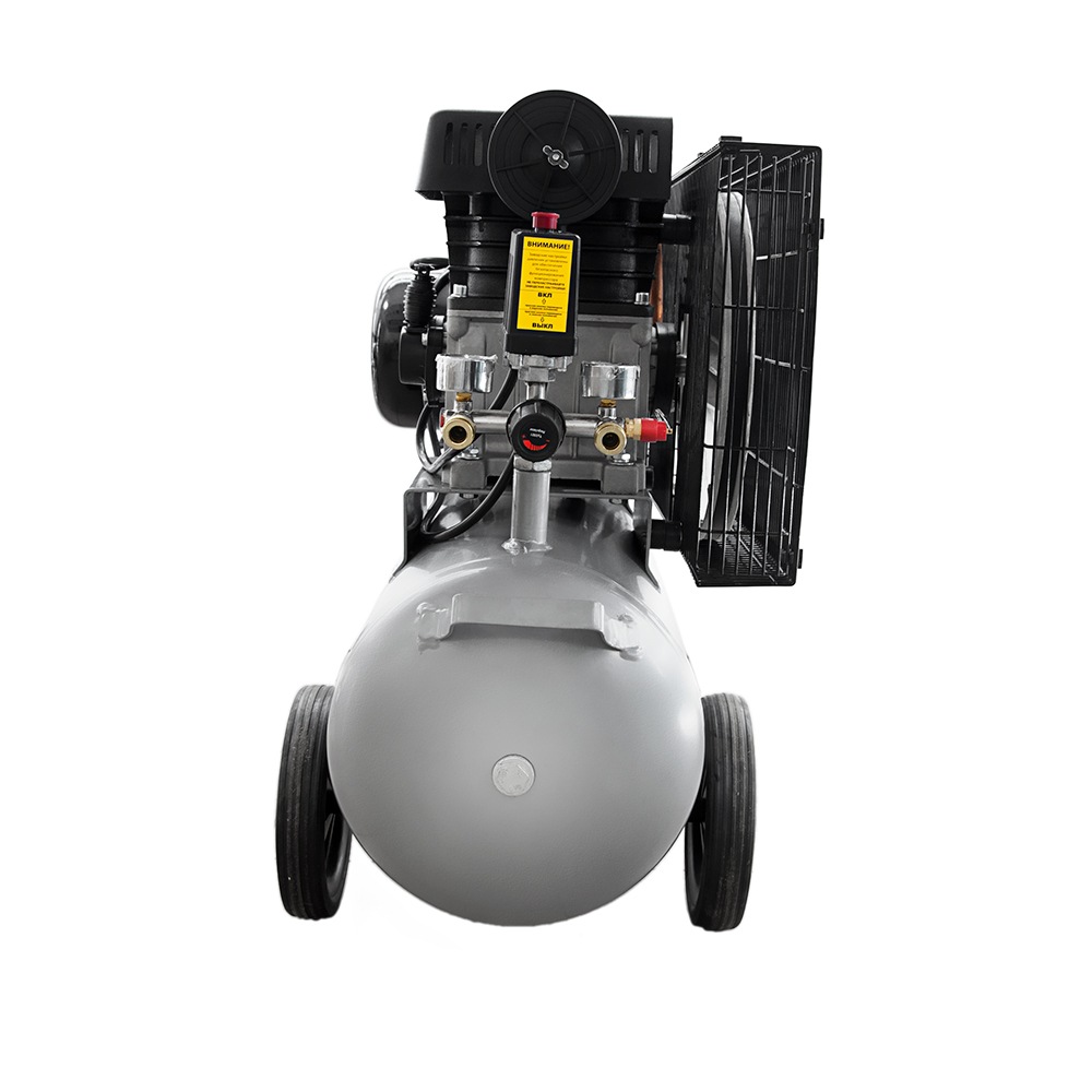 Компрессор Sigma двухцилиндровый ременный (II) 2.5кВт 335л/мин 10бар 50л (2 крана)