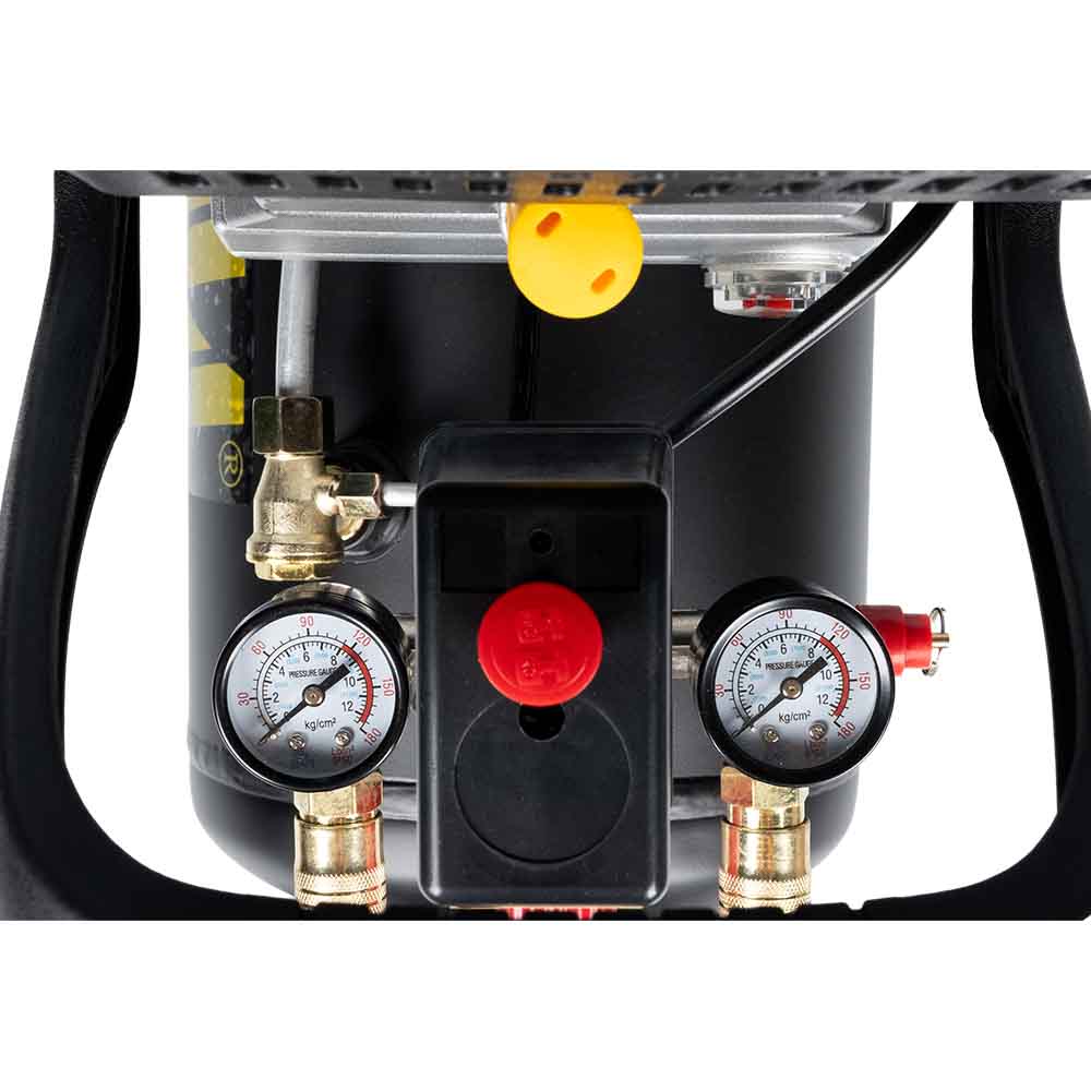 Компрессор Sigma одноцилиндровый 1.8кВт 230л/мин 8бар 24л (2 крана)