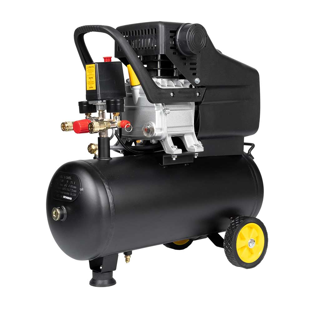 Компрессор Sigma одноцилиндровый 1.8кВт 230л/мин 8бар 24л (2 крана)