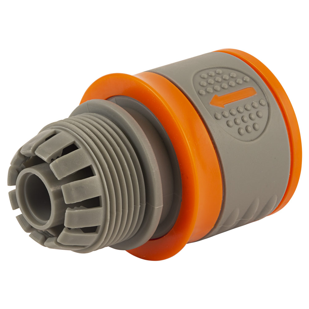 Коннектор Flora 1/2" быстросъемный для шланга 1/2" (ABS + TPR)