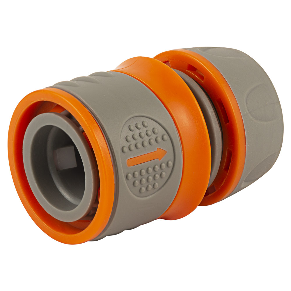 Коннектор Flora 1/2" быстросъемный для шланга 1/2" (ABS + TPR)